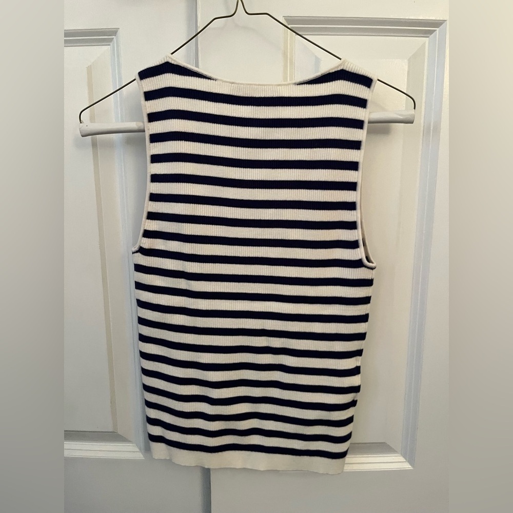 LOFT Ribbed V-Neck Tank - Picture 4 of 5